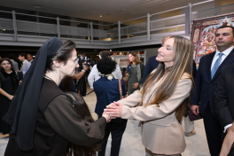 Leyla Aliyeva attends opening of Azerbaijani carpet exhibition at the Holy See-PHOTO 