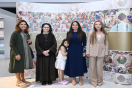 Leyla Aliyeva attends opening of Azerbaijani carpet exhibition at the Holy See-PHOTO 