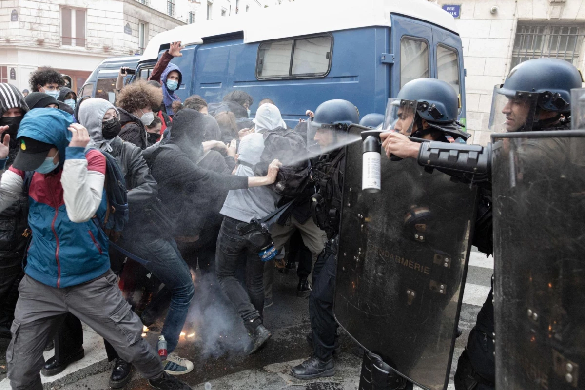 76 injured during protests in France