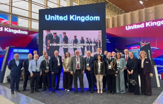 UK defense minister visits Azerbaijan for ADEX exhibition
