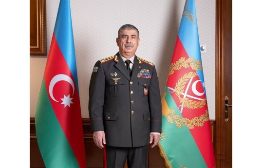 Azerbaijani Defense Minister Colonel General Zakir Hasanov
