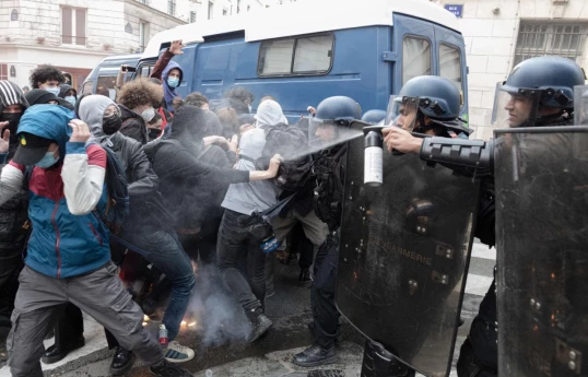 76 injured during protests in France