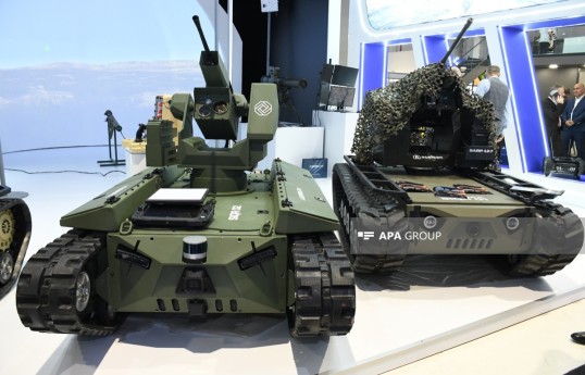 SİQR unmanned ground robot produced in Azerbaijan - PHOTO 